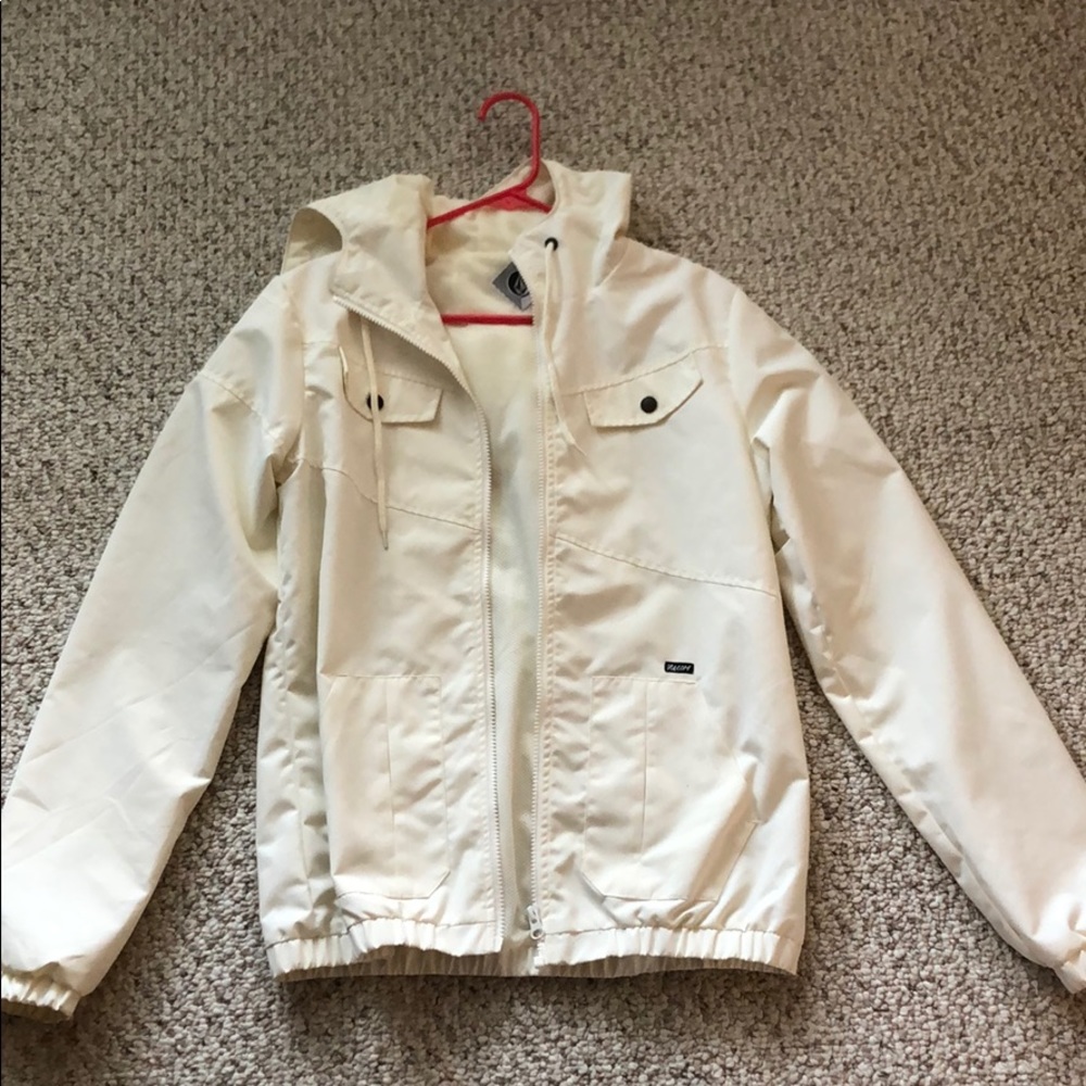 Women’s Volcom windbreaker off white